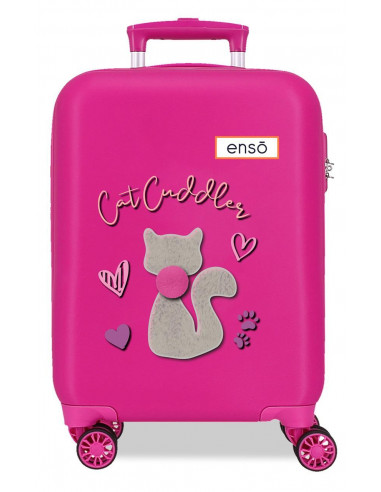 9391321 ABS SUITCASE 50 CM 4W. ENSO CAT CUDDLER